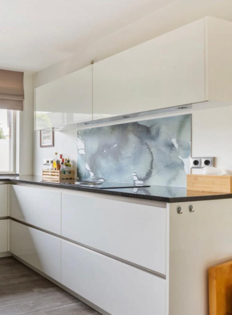 Diessen Keuken Bovenkast met Parallellift & Verlichting, Huis en Inrichting, Keuken | Keukenelementen, Ophalen, Gebruikt, Wit