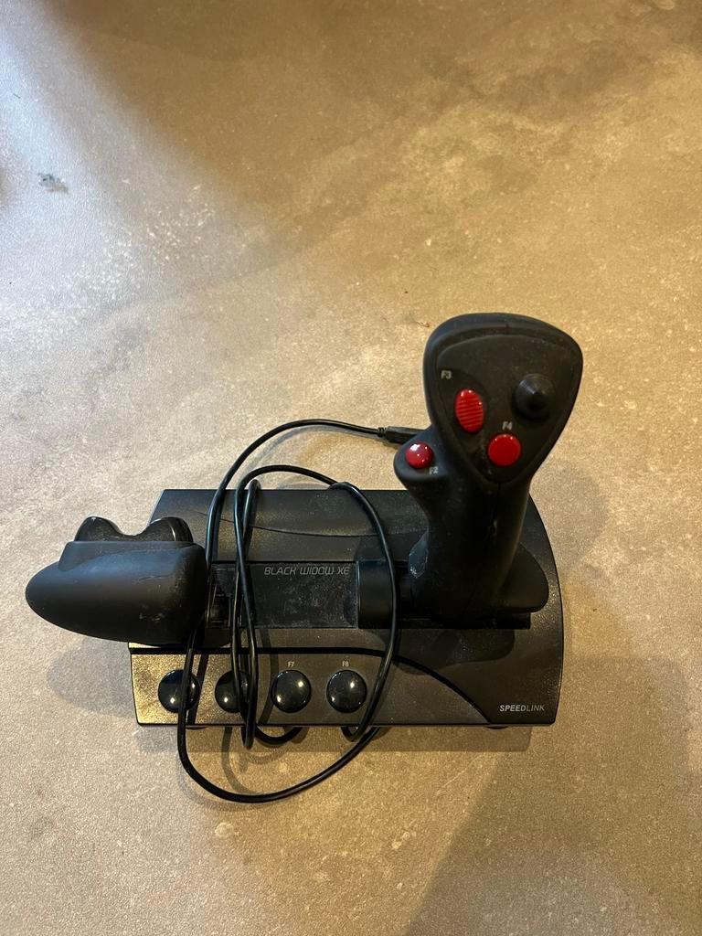 Speedlink Black Widow XE Joystick - Gebruikt, Ophalen, Zo goed als nieuw