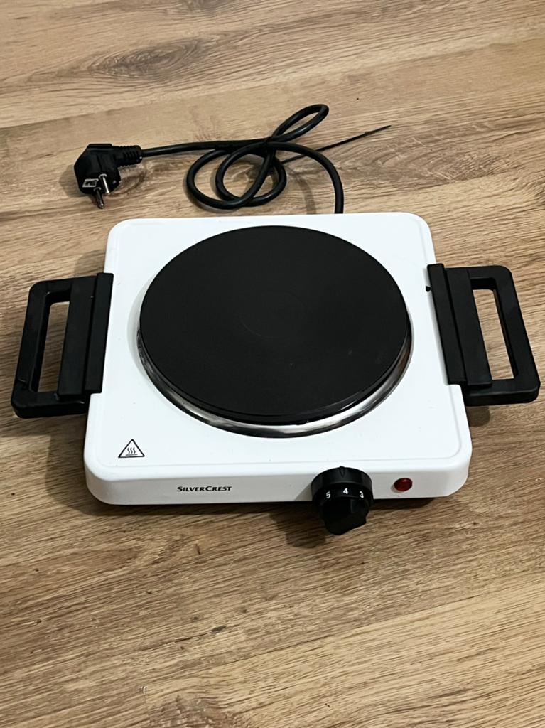 Silvercrest elektrische kookplaat - draagbaar en compact, Ophalen of Verzenden, Zo goed als nieuw
