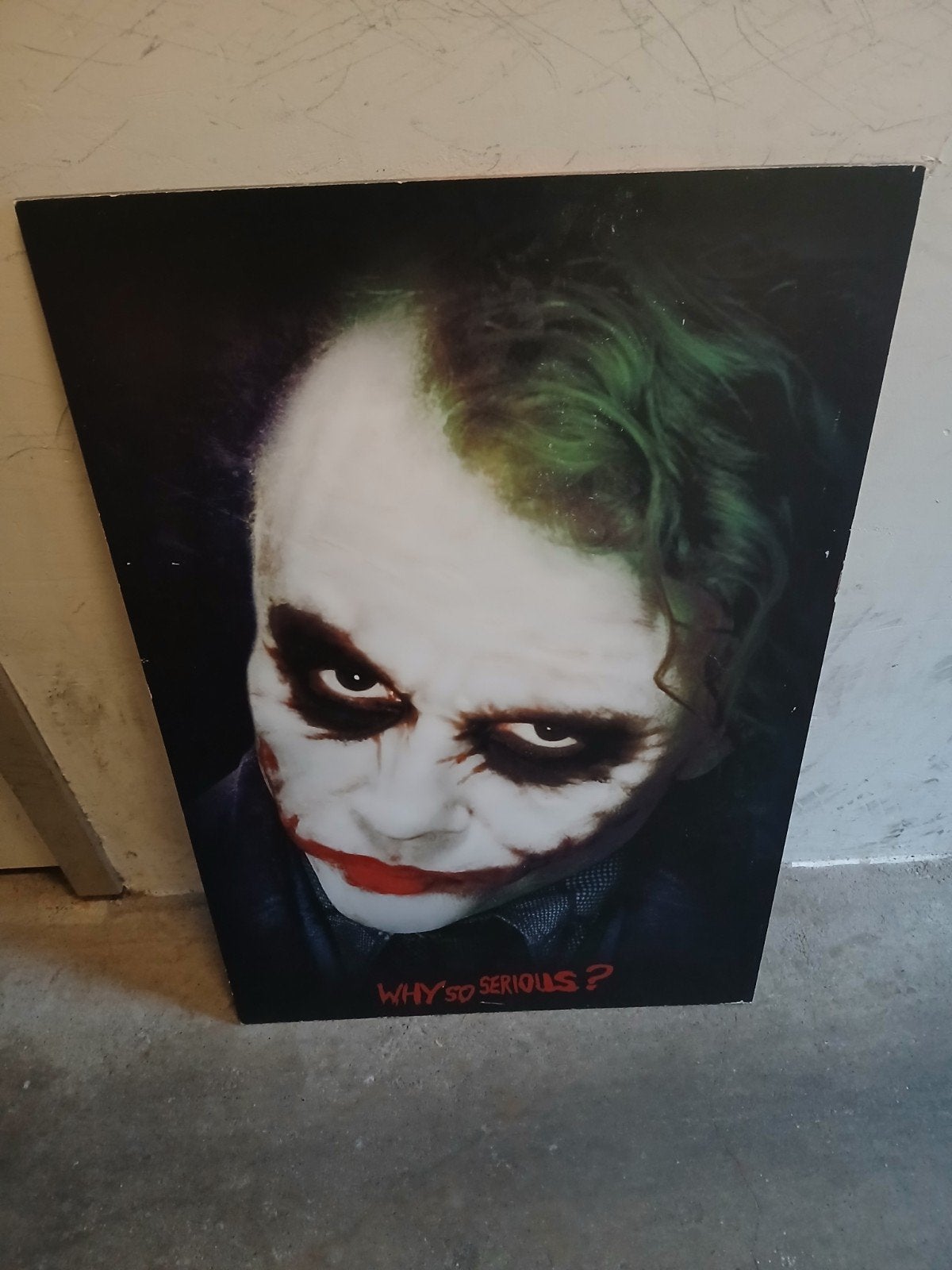 Joker 'Why So Serious?' Canvas - 60x90 cm. Schilderij.Poster, Antiek en Kunst, Kunst | Schilderijen | Modern, Ophalen