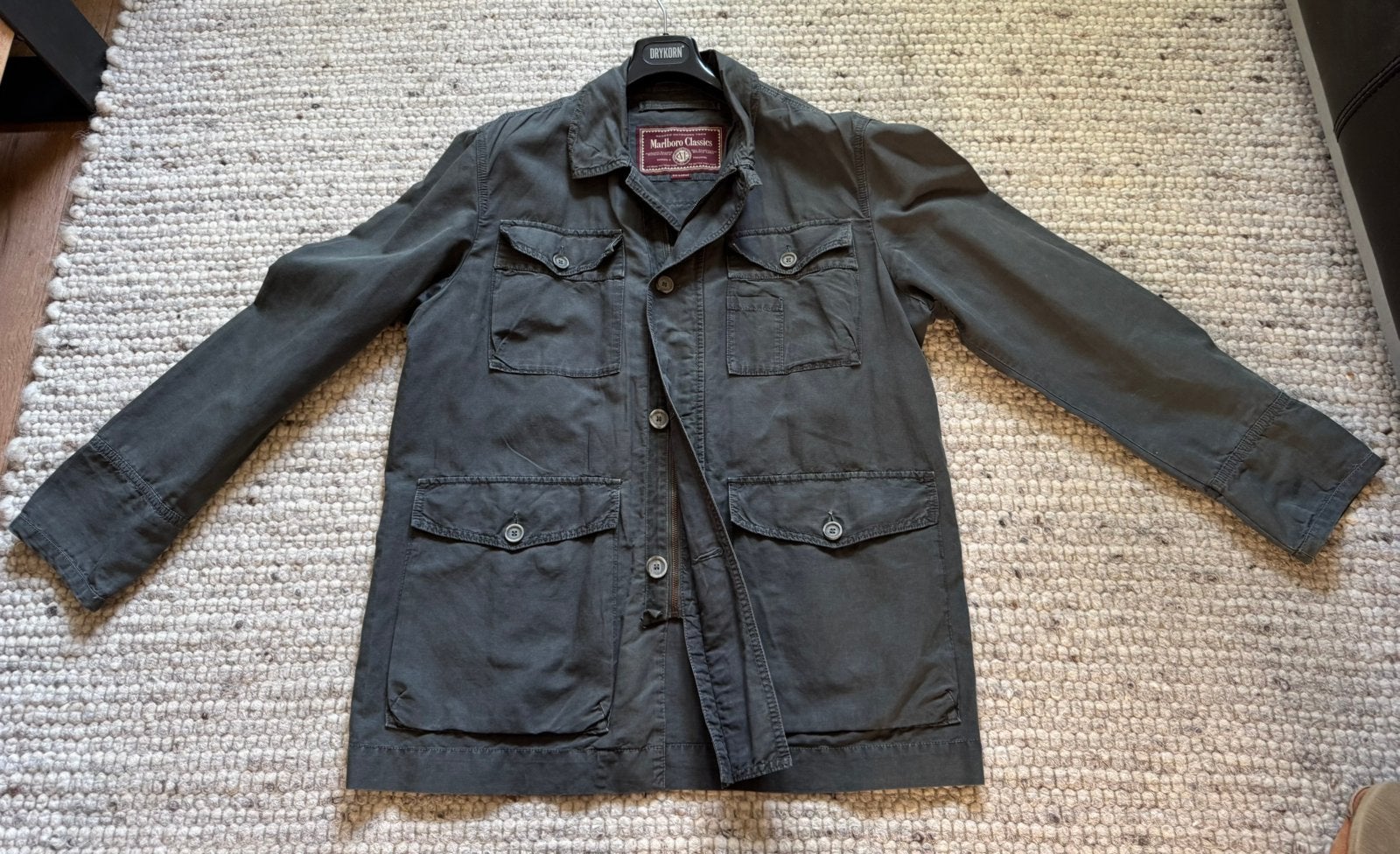 Malboro Classics: safarisjasje, heren XXL donkersgrijs blauw, Kleding | Heren, Jassen | Winter, Ophalen of Verzenden, Gedragen