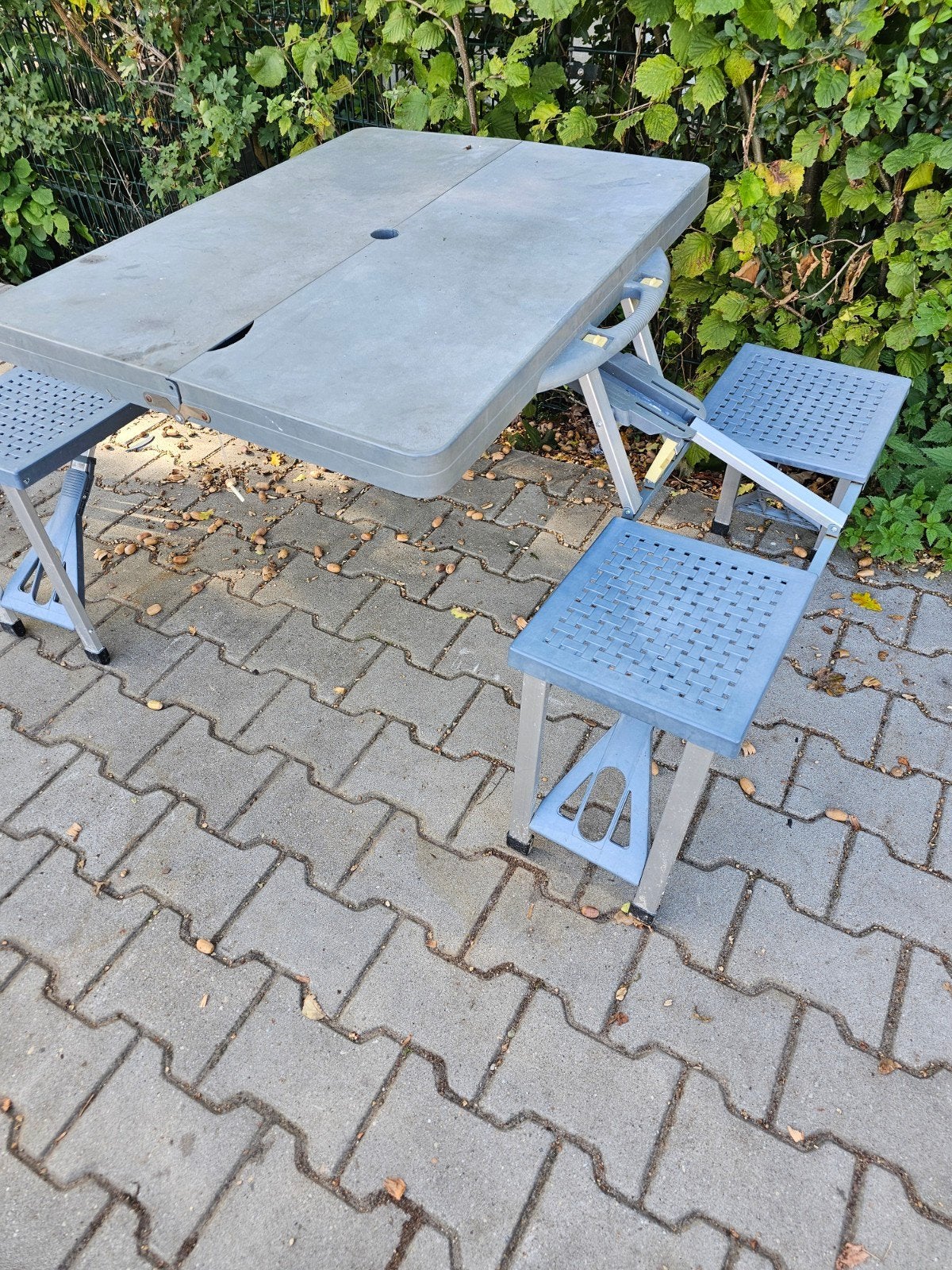 camping picknickbankje, Ophalen, Rechthoekig, Aluminium