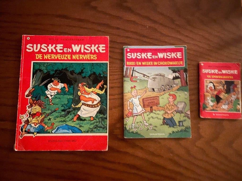 Suske en Wiske stripboeken, Meerdere stripboeken, Ophalen of Verzenden, Gelezen, Hergé