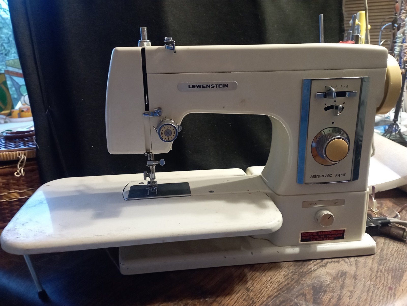 Lewenstein antieke naaimachine, Ophalen of Verzenden, Gebruikt, Naaimachine, Overige merken