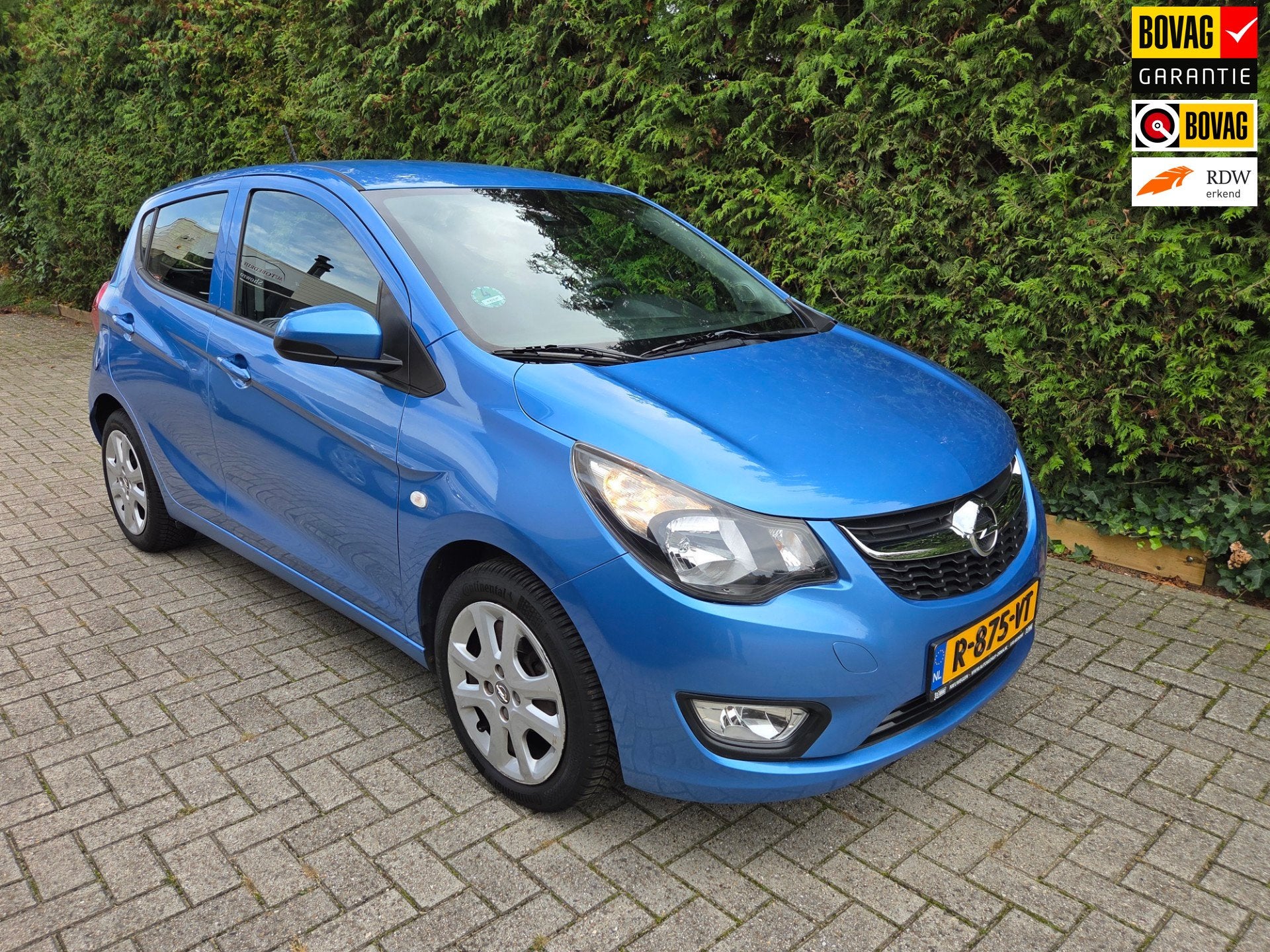 Opel KARL 1.0 ecoFLEX Innovation, Stof, Gebruikt, Blauw, Handgeschakeld