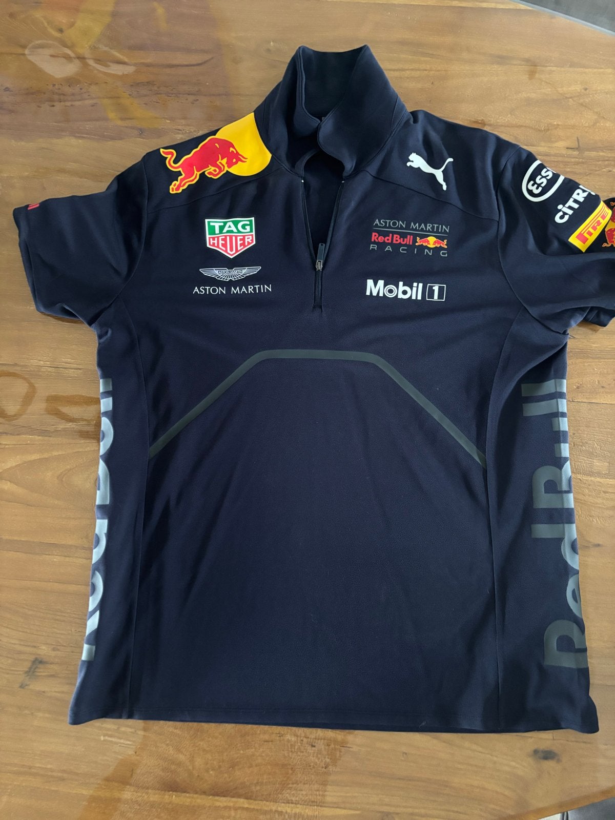 Red Bull Racing F1 Team Polo Shirt - Maat L, Maat 52/54 (L), Blauw, Ophalen of Verzenden, Zo goed als nieuw