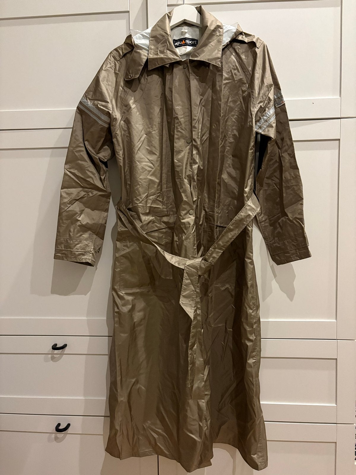Vintage Agu regenjas jaren '80 maat 40, Ophalen of Verzenden, Zo goed als nieuw, Regenjas, Dames