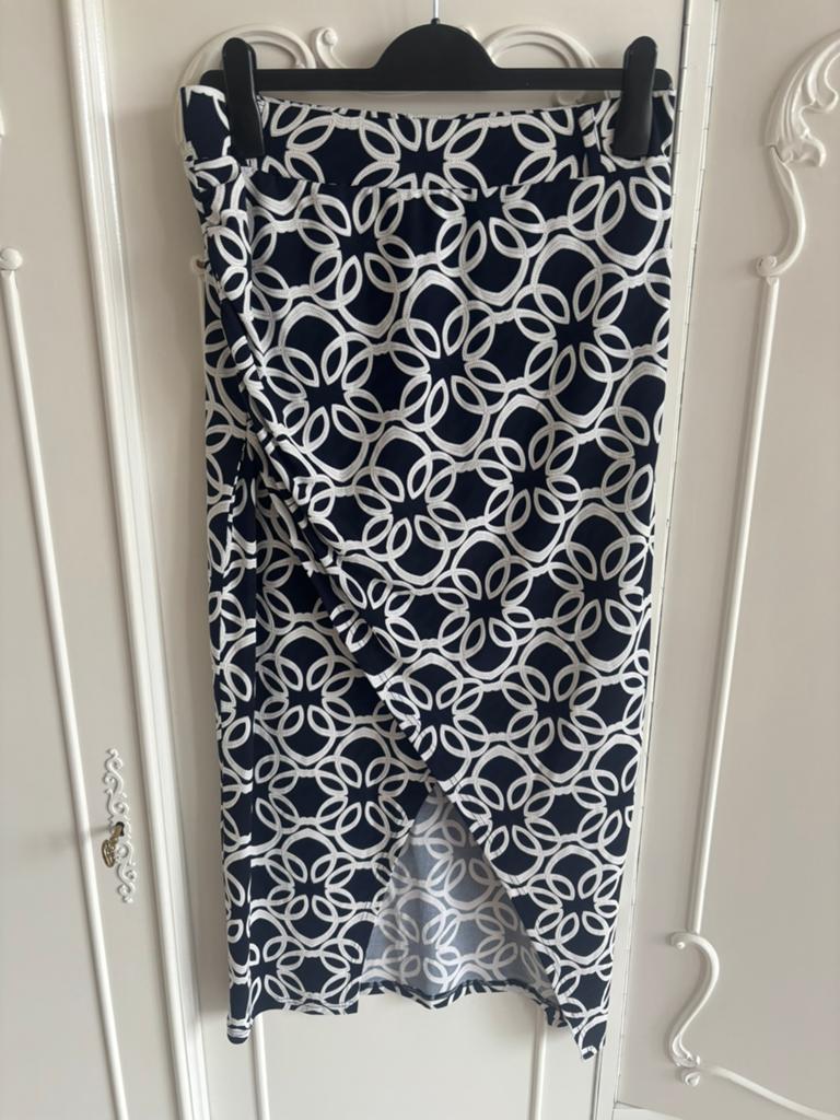 Nieuw blauw wit maxi rok merk ONLY M maat 38, Maat 38/40 (M), Overige kleuren, Nieuw, Ophalen of Verzenden