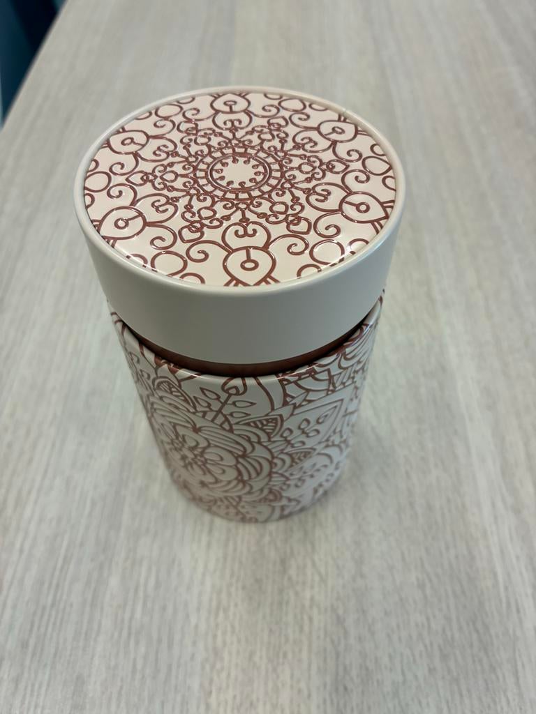 Koffie blik met patroon, Verzamelen, Blikken, Ophalen of Verzenden, Nieuw, Koffie