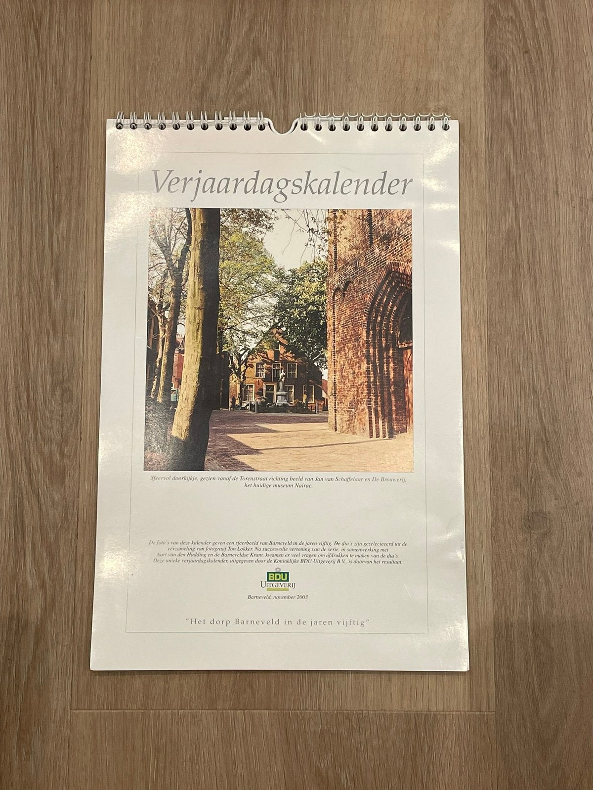 Vintage kalender van Barneveld Veluwe, Diversen, Kalenders, Ophalen of Verzenden, Maandkalender, Nieuw