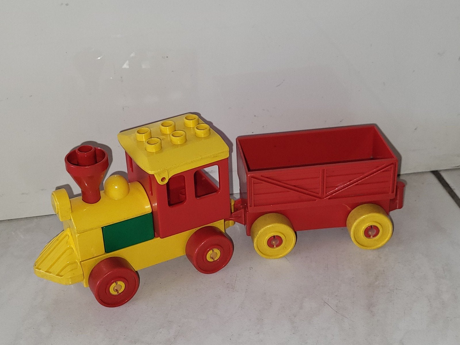 Duplo trein met wagon, Gebruikt, Ophalen of Verzenden, Duplo, Duplo