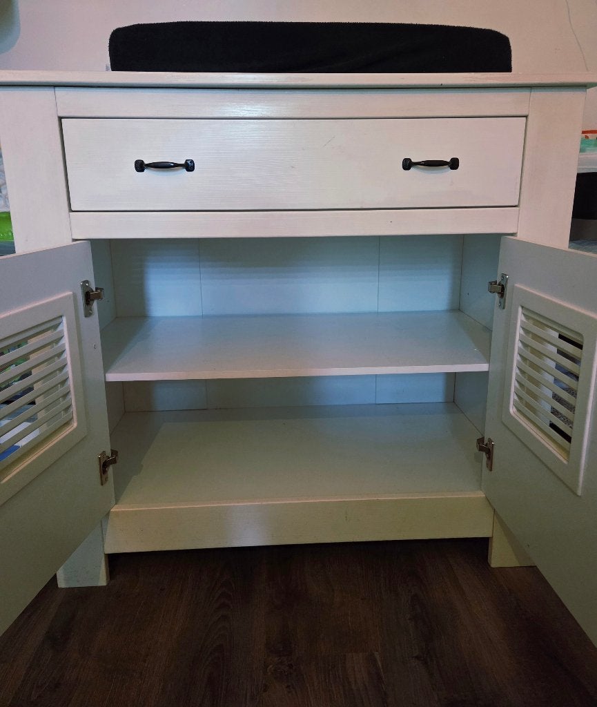 Commode Wit, Ophalen, Gebruikt, 50 tot 70 cm, 100 cm of meer