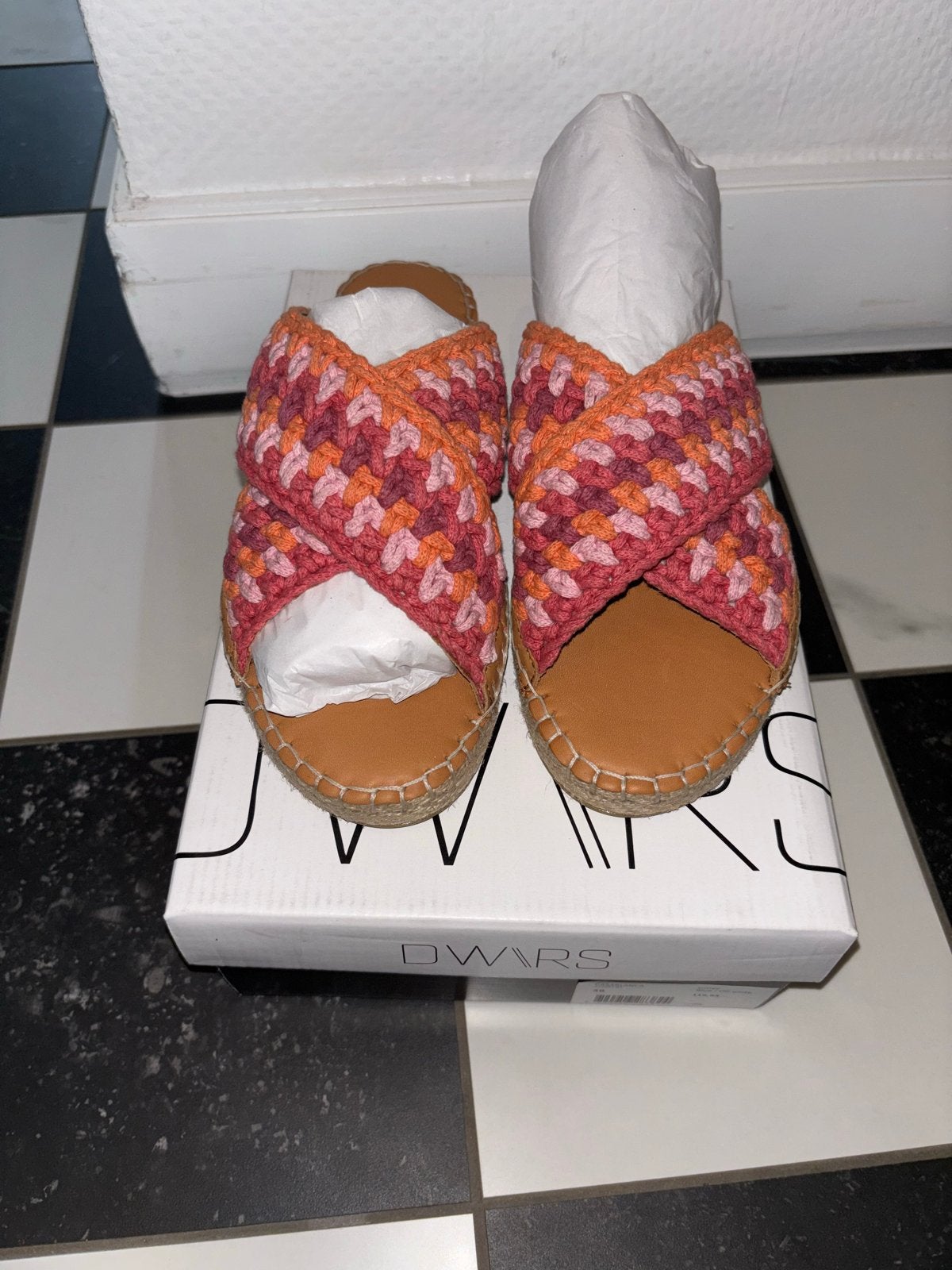 Nieuwe DWRS roze slippers maat 38, Slippers, Nieuw, Ophalen of Verzenden, Roze