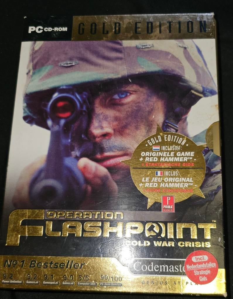 Operation Flashpoint: Cold War Crisis Gold Edition PC CD-ROM, Spelcomputers en Games, Games | Pc, Gebruikt, Shooter, 1 speler