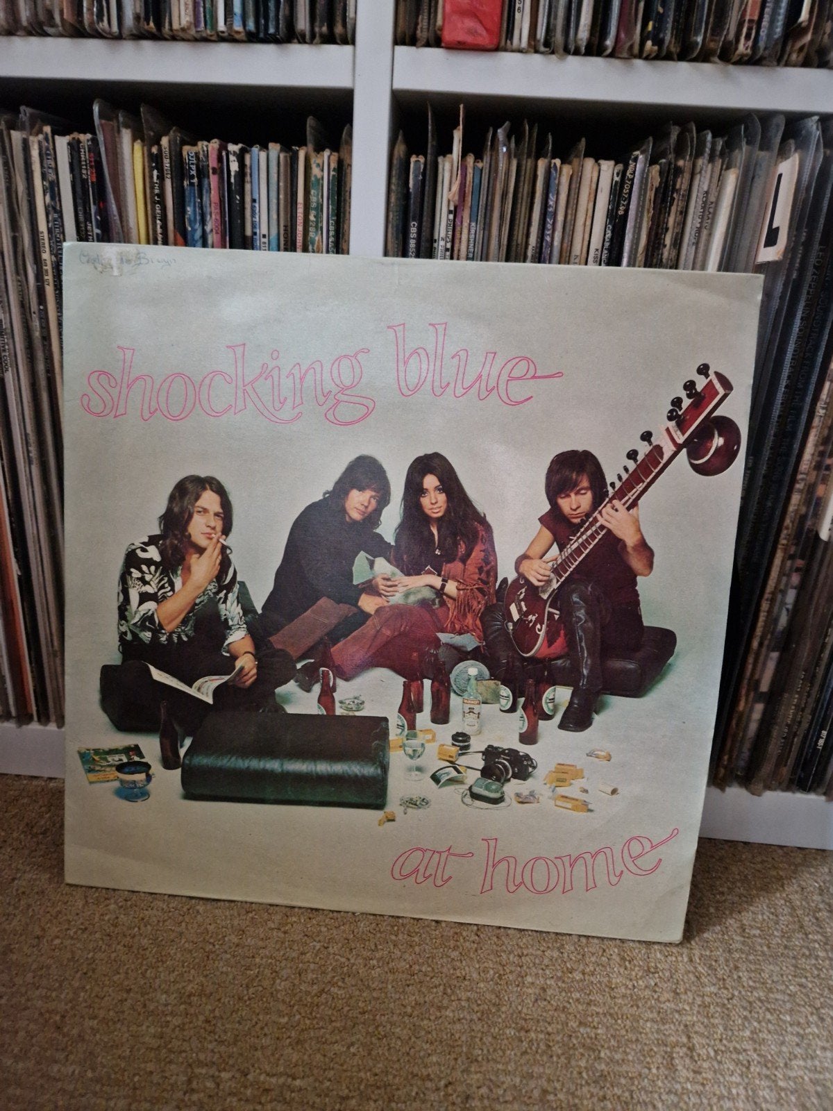 Shocking blue  - at home LP, Cd's en Dvd's, Vinyl | Rock, Ophalen of Verzenden, Gebruikt, 12 inch, Poprock