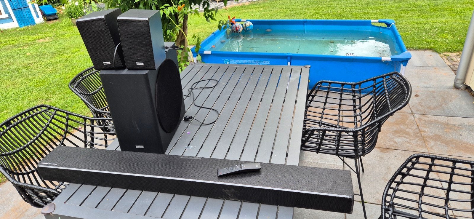 Samsung Harman/Kardon HW-Q90R Soundbar met Subwoofer, 70 watt of meer, Ophalen of Verzenden, Overige spelers, Gebruikt
