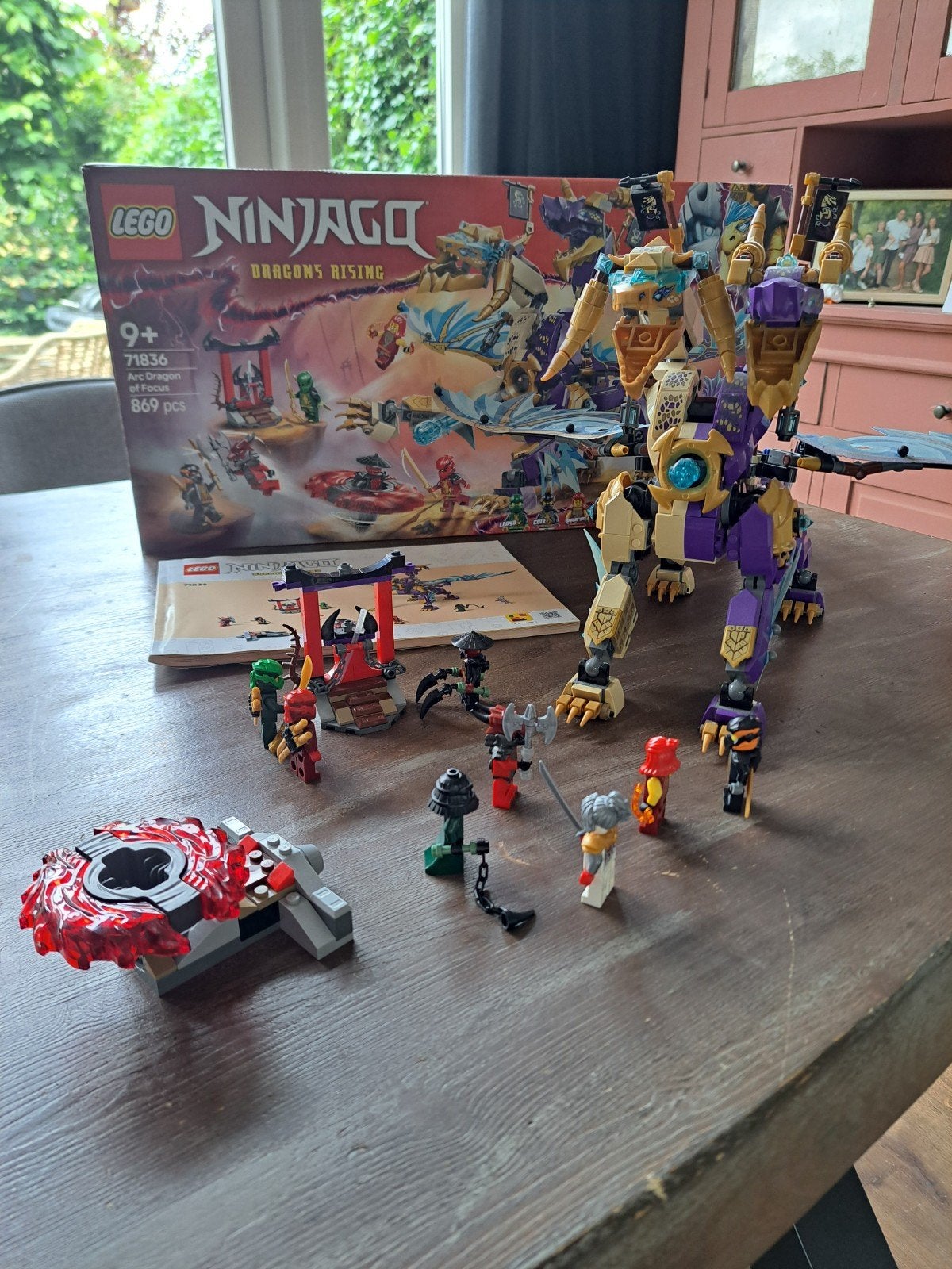 Lego Ninjago 71836 Arc Dragon of Focus, Ophalen of Verzenden, Zo goed als nieuw