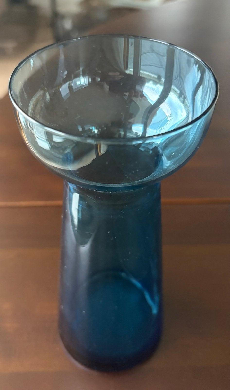 Leerdam Hyacint Vaasje - Diep Blauw - Perfecte Staat, Antiek en Kunst, Ophalen of Verzenden