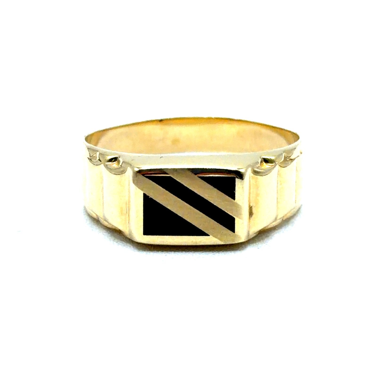 Gouden heren ring 14karaat, 19 tot 20, Nieuw, Ophalen of Verzenden, W