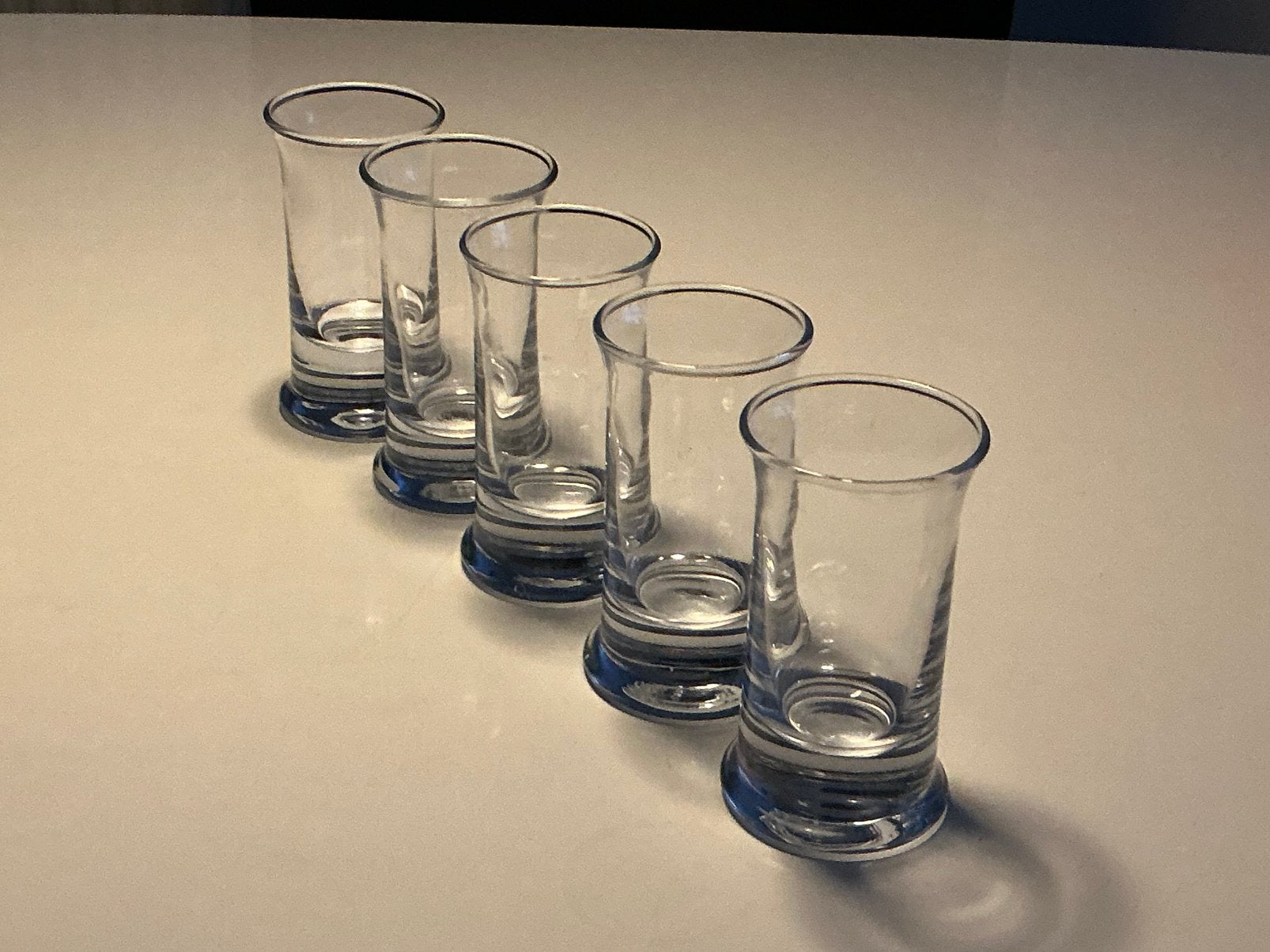 Holmegaard, Denemarken: 5 'Nr 5' glazen 11,3 cm Per Lütken, Ophalen of Verzenden