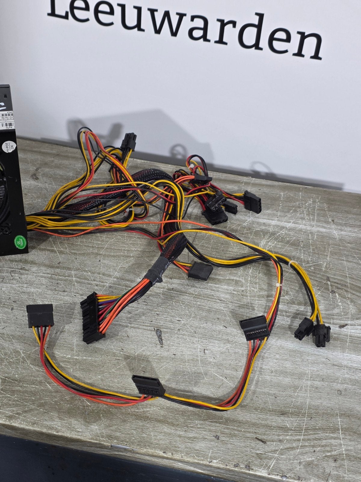 Ms-tech 550w max voeding psu power supply ms-n550-val v2.3, Computers en Software, Ophalen of Verzenden, Gebruikt