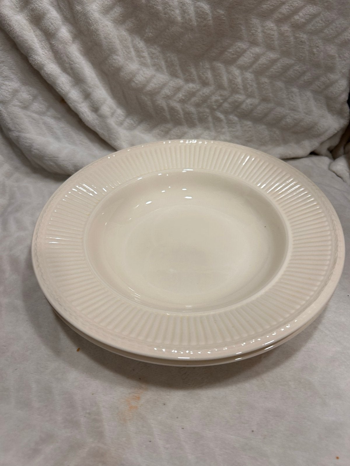 Wedgwood Edme Borden Set - Diep, Normaal & Gebaksbordjes, Huis en Inrichting, ., Ophalen of Verzenden, Zo goed als nieuw, .