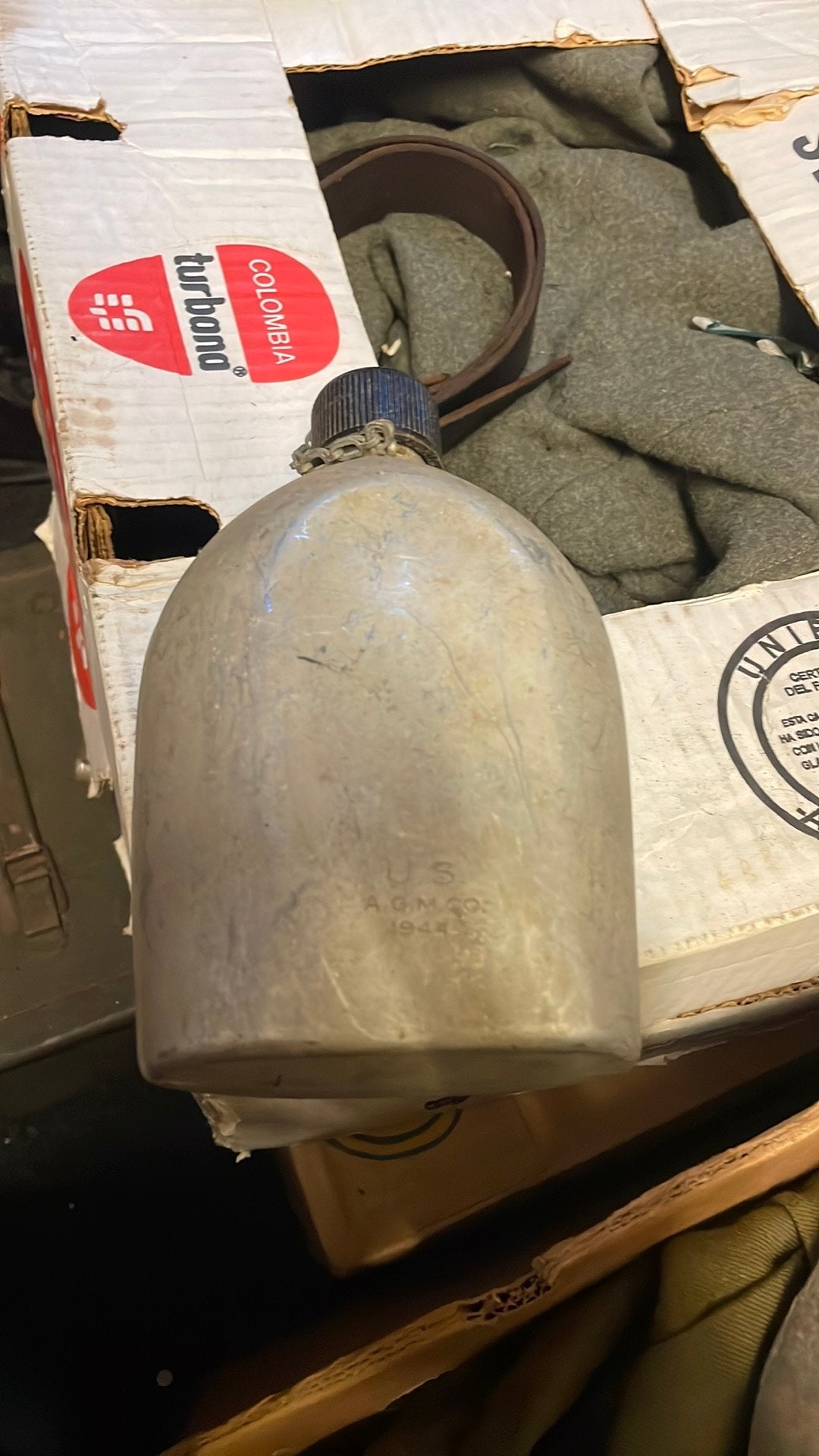 Amerikaanse veldfles 1944, Verzamelen, Militaria | Tweede Wereldoorlog, Ophalen of Verzenden, Amerika, Overige typen