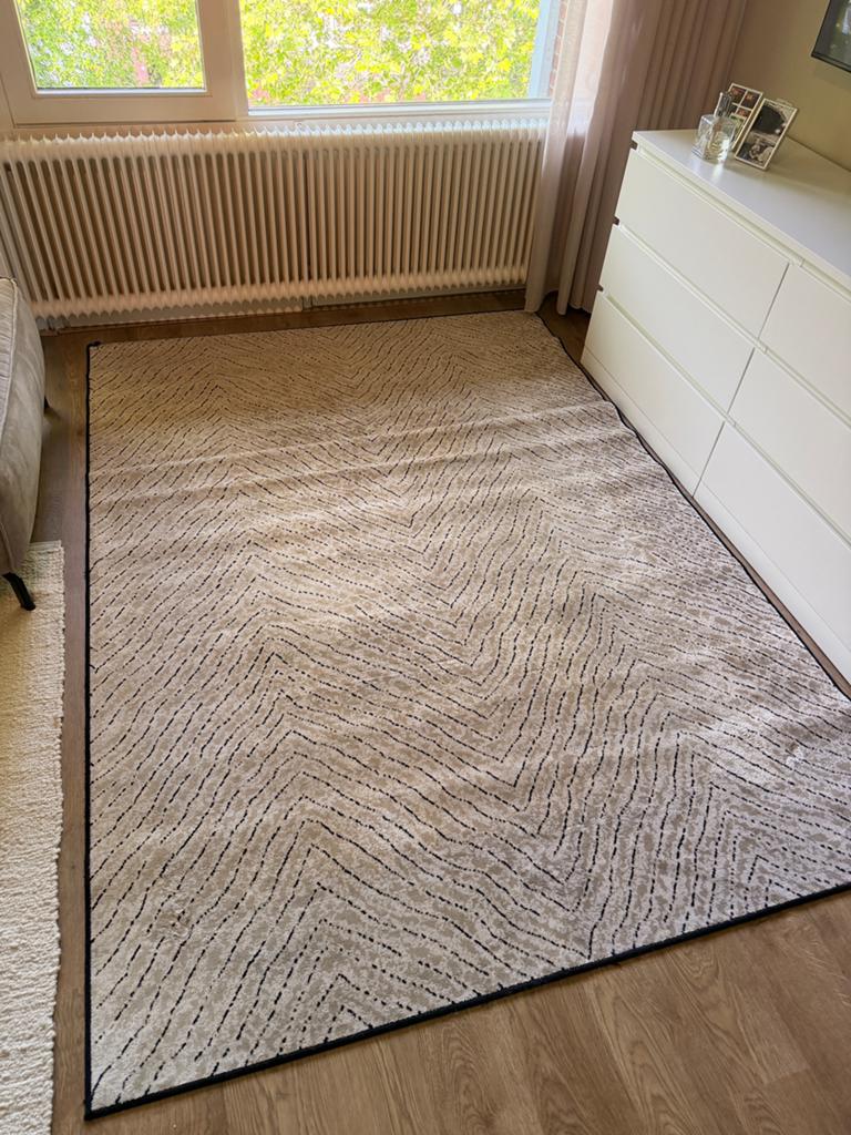 Vloerkleed beige, Huis en Inrichting, Stoffering | Tapijten en Kleden, Ophalen, Gebruikt, Beige, 200 cm of meer