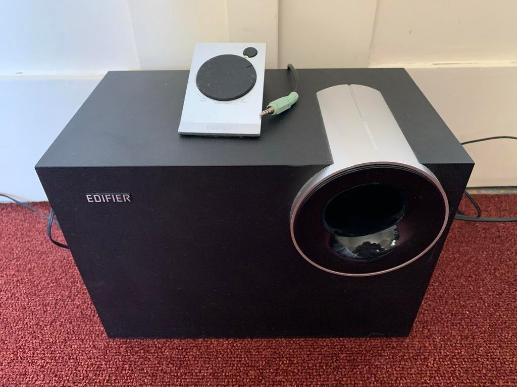 Edifier M1380 2.1 Speakerset met Subwoofer, Gebruikt, Complete surroundset, Minder dan 60 watt, Ophalen