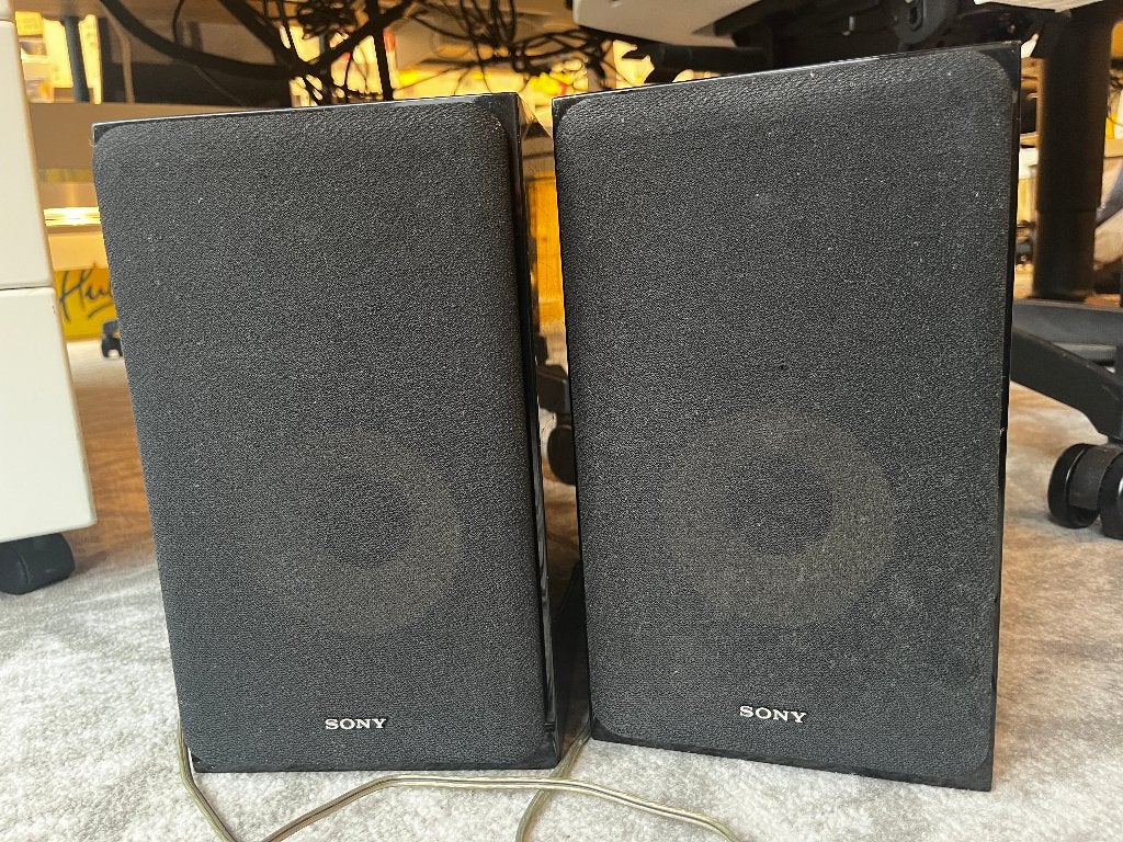 Sony SS-CG1 speakers - set van 2, Ophalen, Gebruikt, Inclusief kabels, 60 tot 120 watt