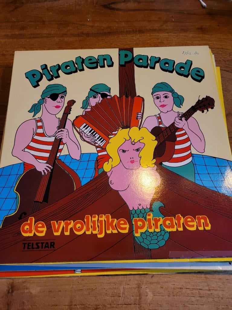Piraten parade de vrolijke Piraten, Cd's en Dvd's, Vinyl | Nederlandstalig, Ophalen of Verzenden, Zo goed als nieuw, Overige formaten