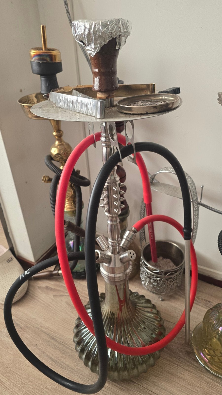 Waterpijp / Shisha met 2 slangen, Ophalen