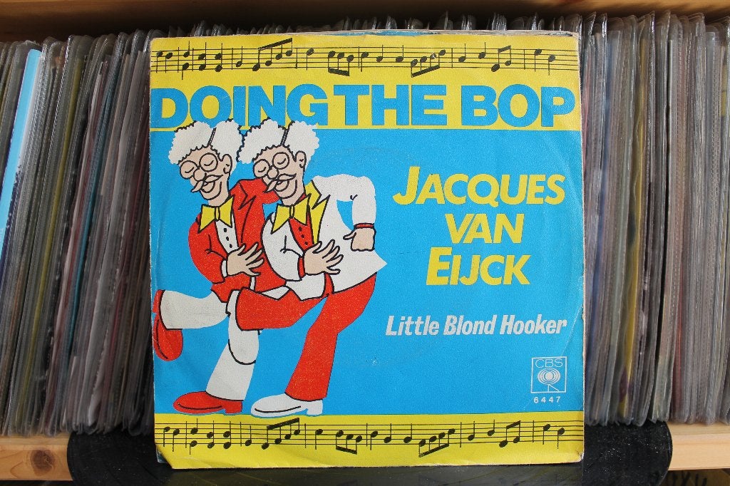 7" Single Jacques van Eijck - Doing The Bop / Little Blond, Gebruikt, 7 inch, Ophalen of Verzenden, Pop