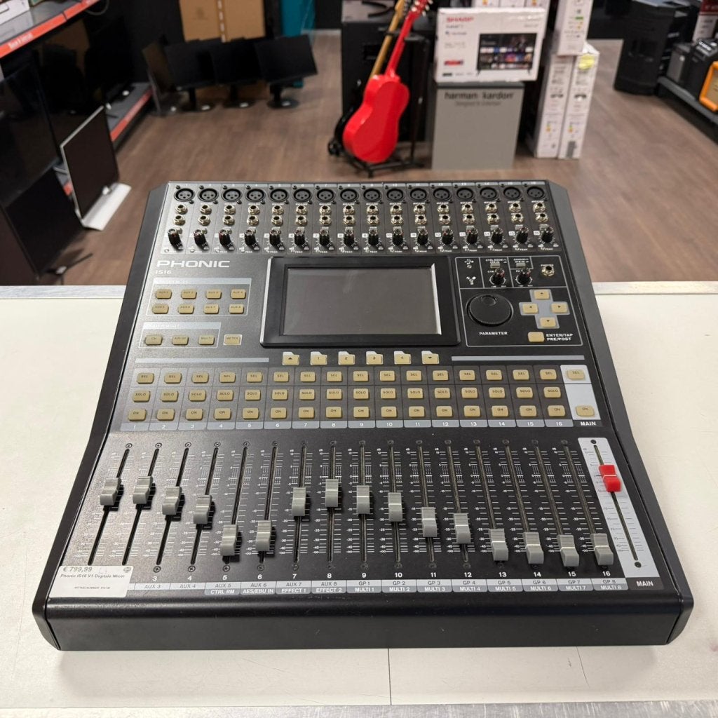 Phonic IS16 V1 Digitale Mixer, Muziek en Instrumenten, Dj-sets en Draaitafels, Flex Ltd., Zo goed als nieuw, https://flex.com/contact-us