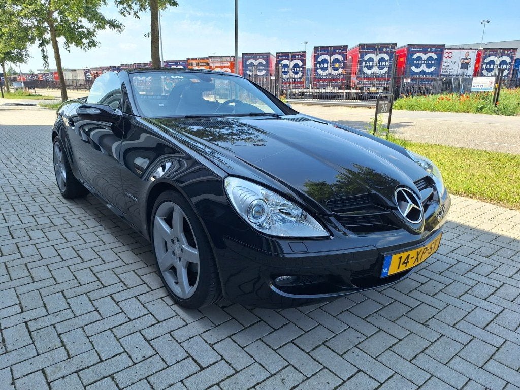 Mercedes-Benz SLK200 Kompressor AUT 2006 Zwart - 117.000km, Automaat, Achterwielaandrijving, Zwart, 4 cilinders