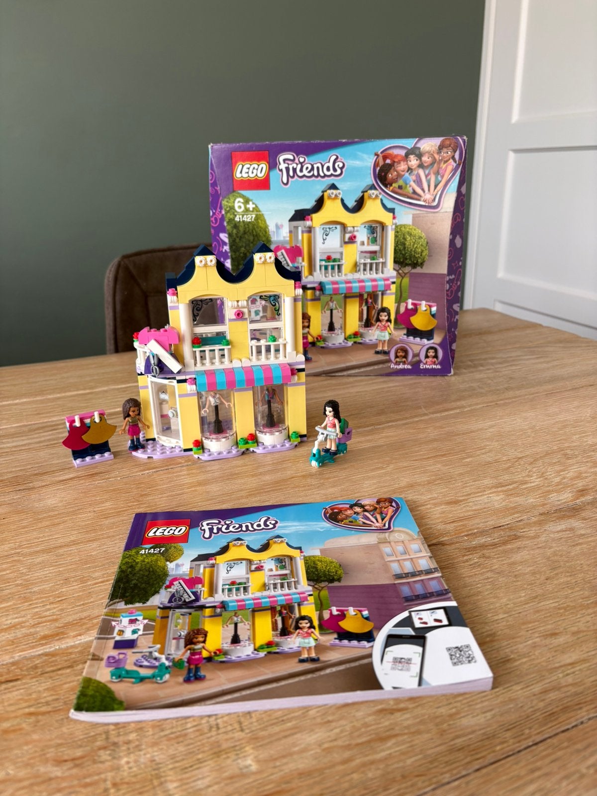 Lego Friends - Emma’s modewinkel - 41427, Gebruikt, Compleet, Lego, Friends