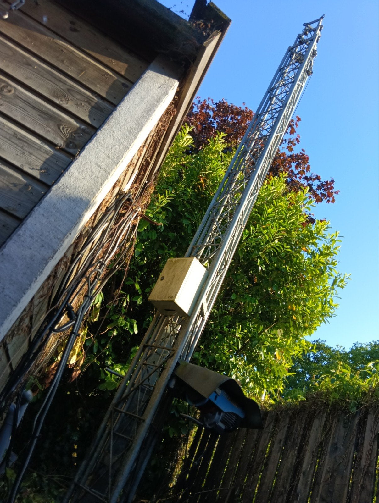 Altron 3x5 constructie mast, Ophalen, Gebruikt, Mast