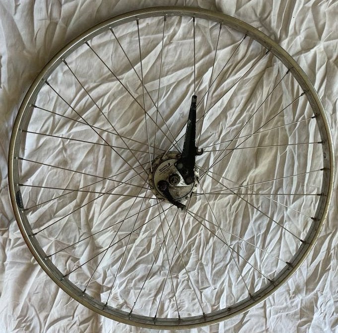 Voor- en Achterwiel 28” Gazelle, Wiel, Staal, Ophalen of Verzenden, Zo goed als nieuw