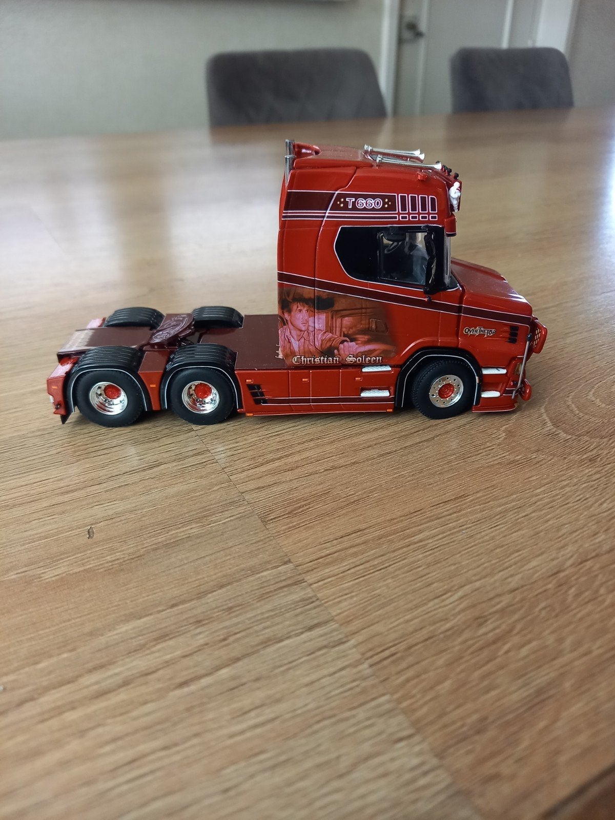 WSI Models Scania T650 Christian Soleen, Ophalen of Verzenden, Zo goed als nieuw, Bus of Vrachtwagen