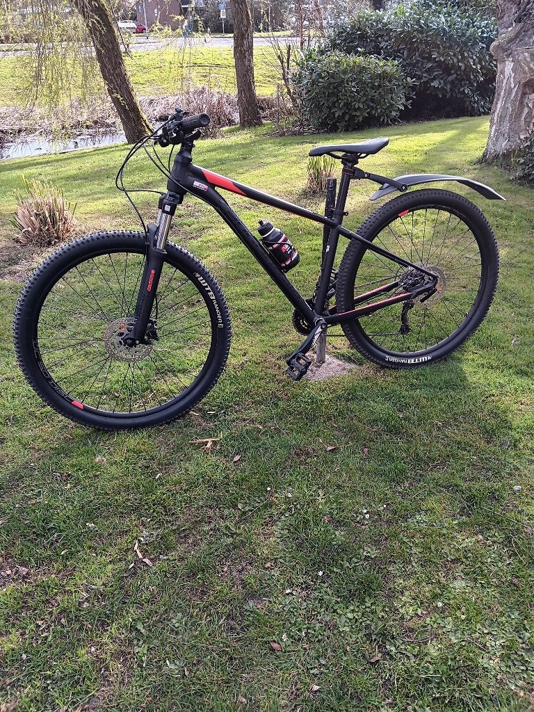 Cannondale  Trail 6 mountainbike, 1 van 2, Fietsen en Brommers, Fietsen | Mountainbikes en ATB, Hardtail, Zo goed als nieuw, Schijfrem
