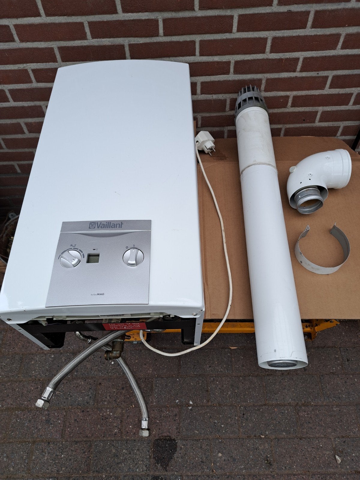 Valliant geiser, Doe-het-zelf en Verbouw, Ophalen, Gebruikt, Aardgas, Geiser