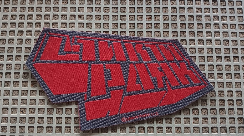 LINKIN PARK  leuke grote vintage shaped PATCH L45 -- 9X15, Verzenden, Nieuw, Kleding