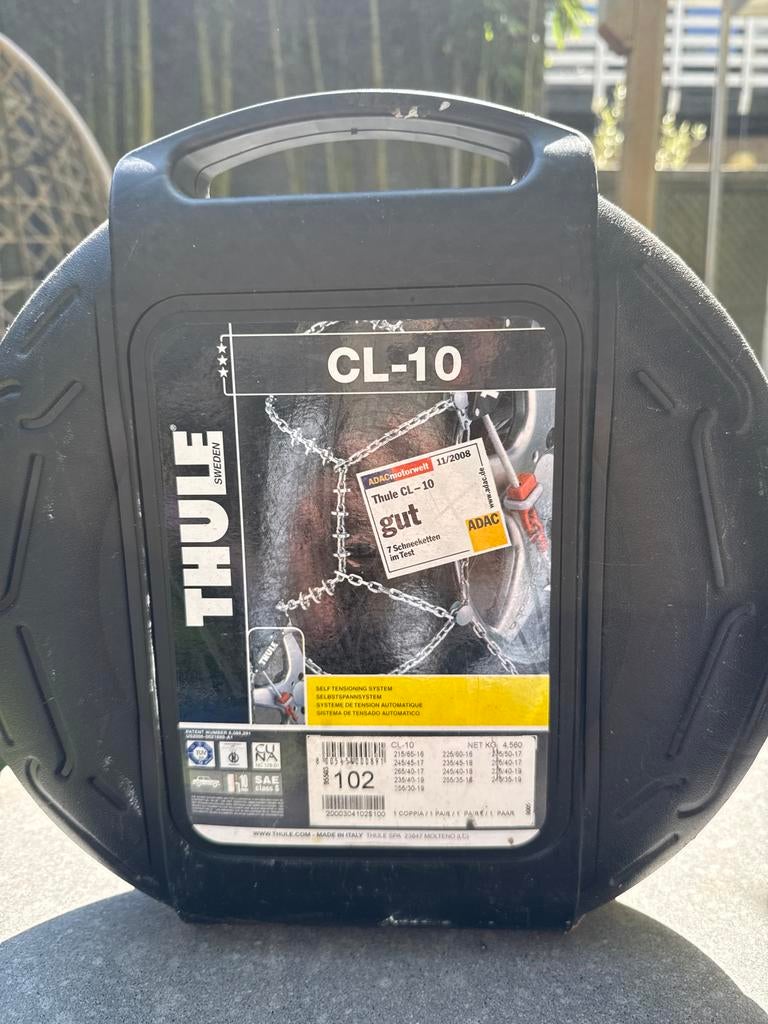 Thule CL-10 sneeuwkettingen - Maat 102 (nieuw), Ophalen, Nieuw