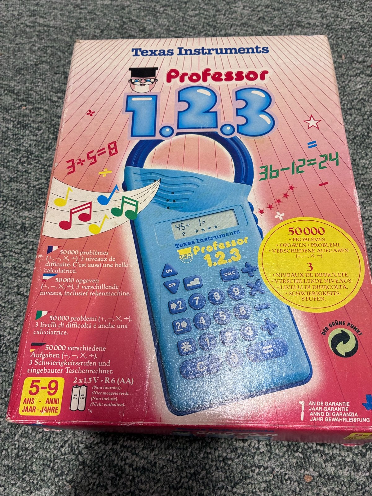 Texas Instruments Professor 1.2.3 educatieve rekenmachine, Ophalen of Verzenden, Gebruikt, Rekenen