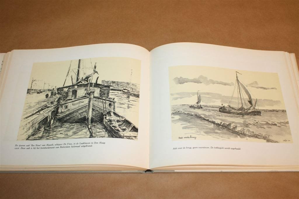 Boek. De schoonheid onzer binnenschepen. W.J. Dijk., Gebruikt, N.v.t., N.v.t., Ophalen of Verzenden
