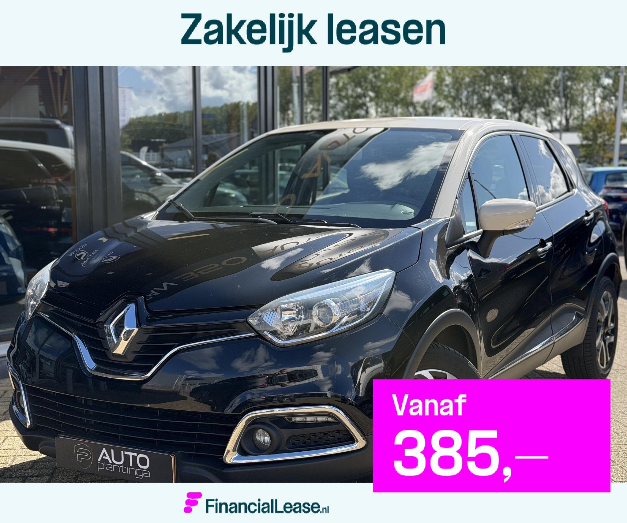Renault Captur 1.2 TCe Dynamique 120PK | AUTOMAAT | Dealeron, Stof, Euro 6, 4 cilinders, Zwart