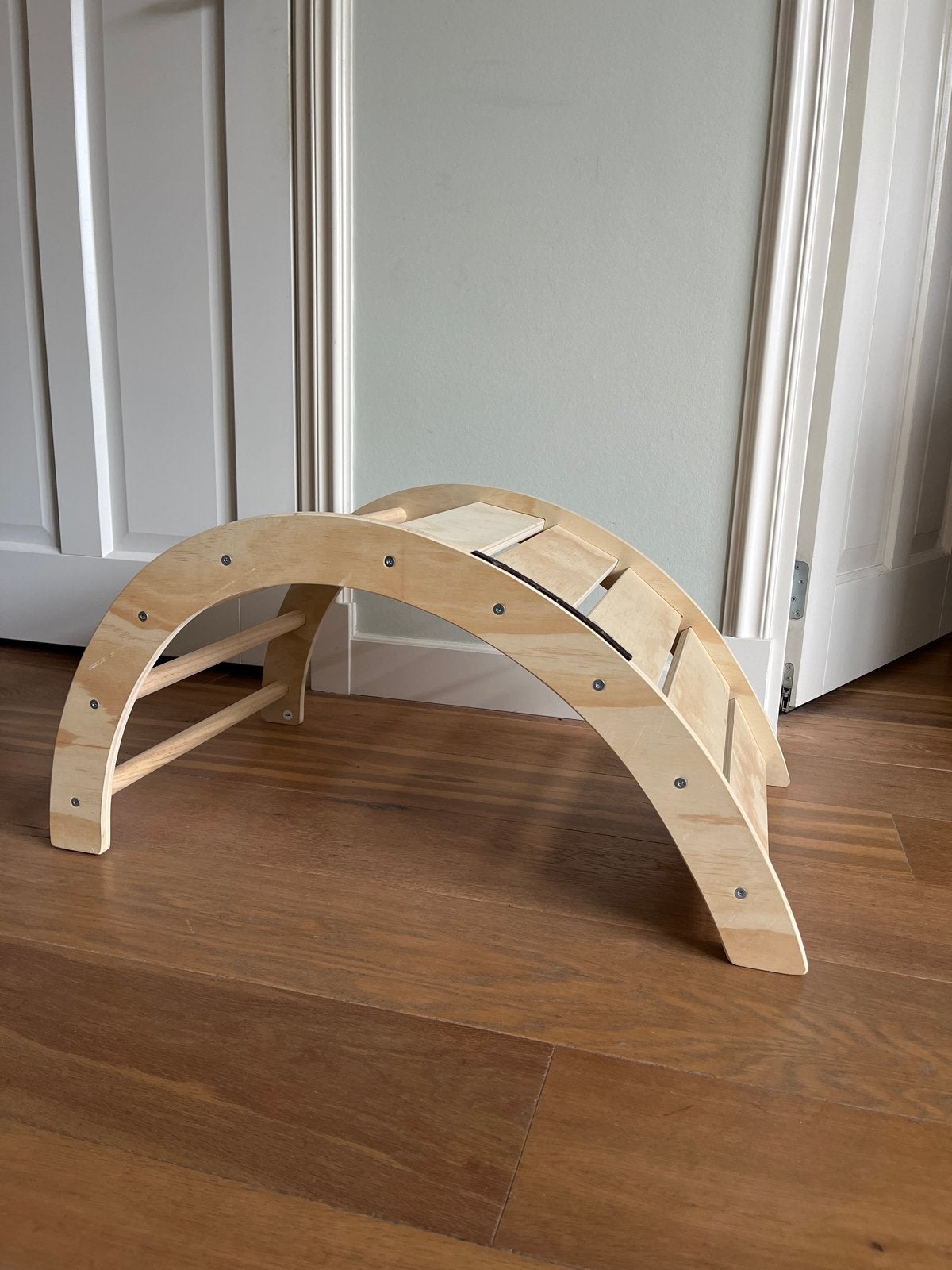 Houten speelboog / klimrek voor kinderen, Ophalen, Gebruikt, Overige typen
