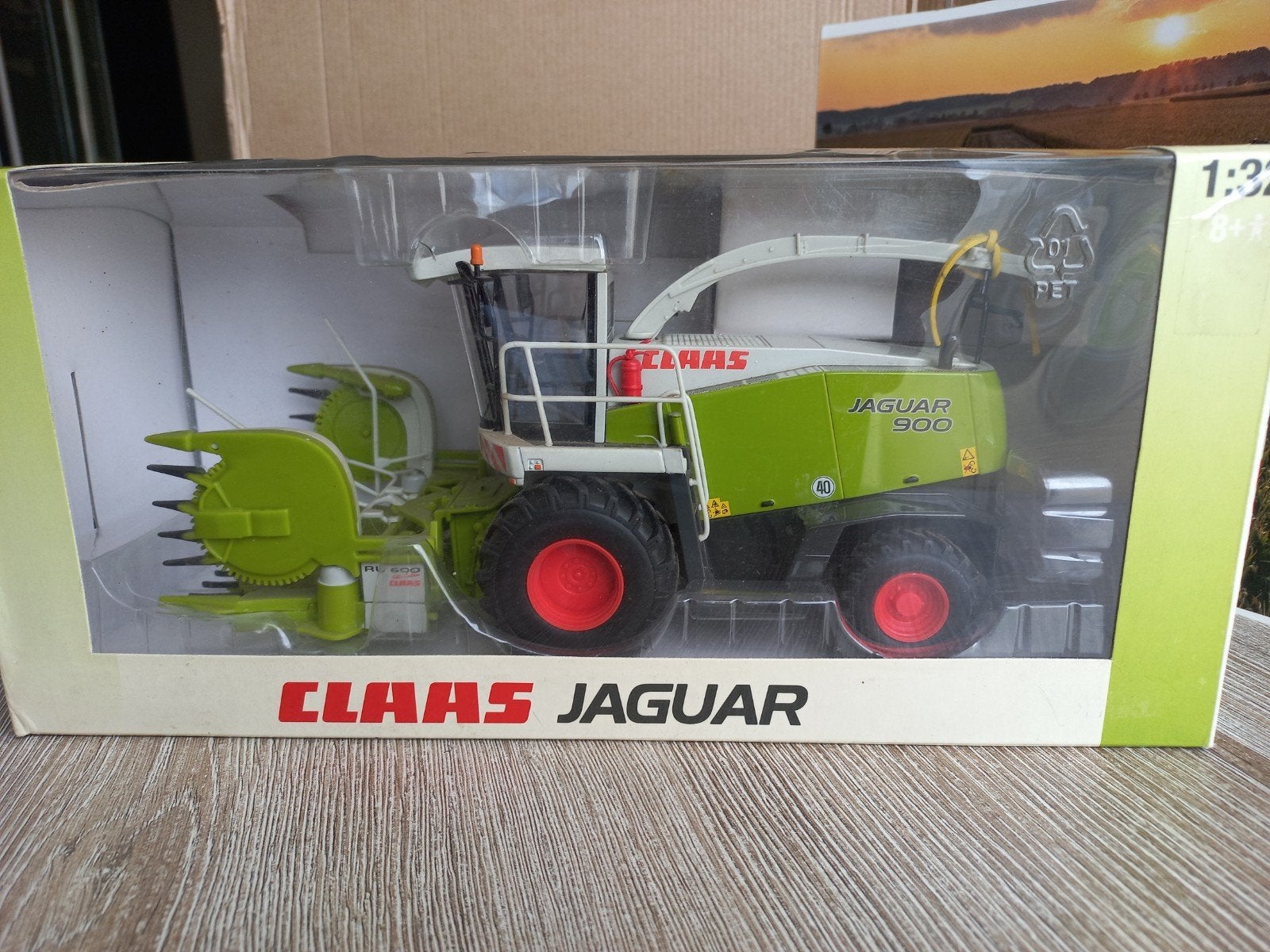 Claas Jaguar 900 Hakselaar Ru 600 Maïsbek Norscot, Hobby en Vrije tijd, Modelauto's | 1:32, Zo goed als nieuw, Tractor of Landbouw