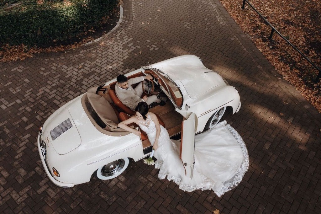 Trouwauto huren Porsche 356 speedster, Kever cabrio,T1 huren, Diensten en Vakmensen, Verhuur | Auto en Motor, Limousine, Personenauto