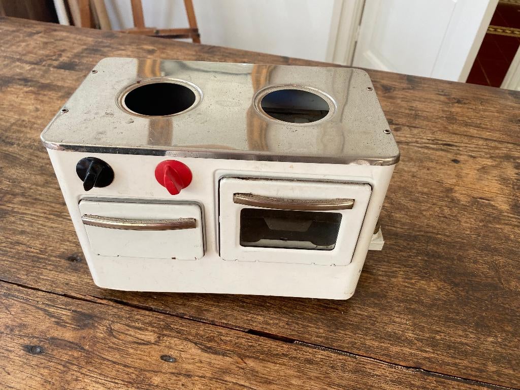 Brocante blikken poppenhuis jaren 50/60, Ophalen of Verzenden
